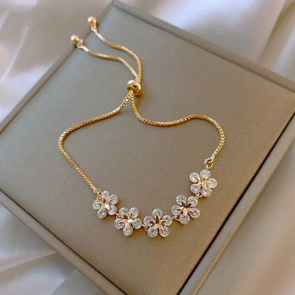 Bracciale Crystal Daisy in Oro