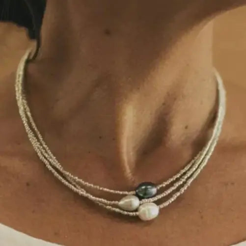 Collana di perle naturali