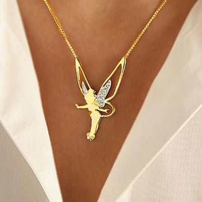 Collana da fata in oro e argento