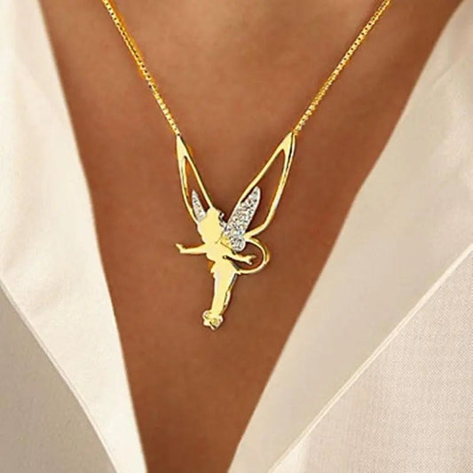 Collana da fata in oro e argento