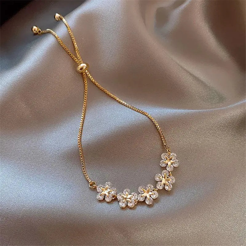 Bracciale Crystal Daisy in Oro