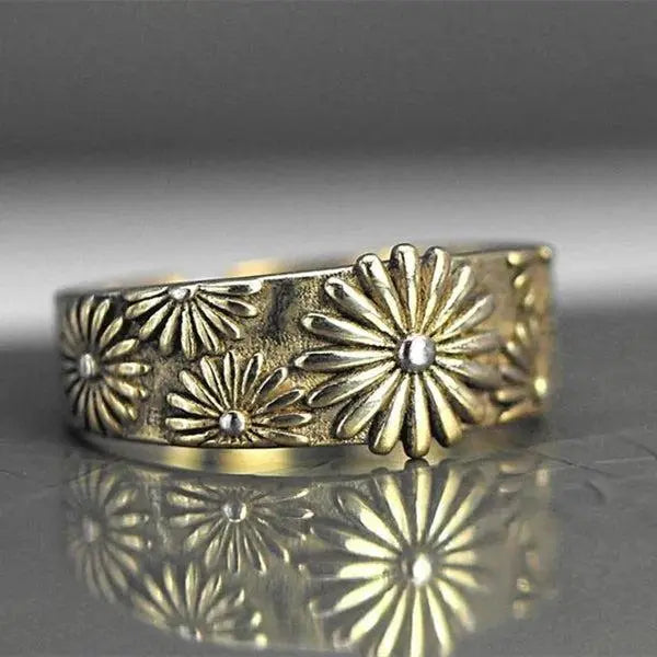 Anello con Margherita d'Oro