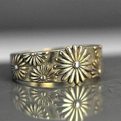 Anello con Margherita d'Oro