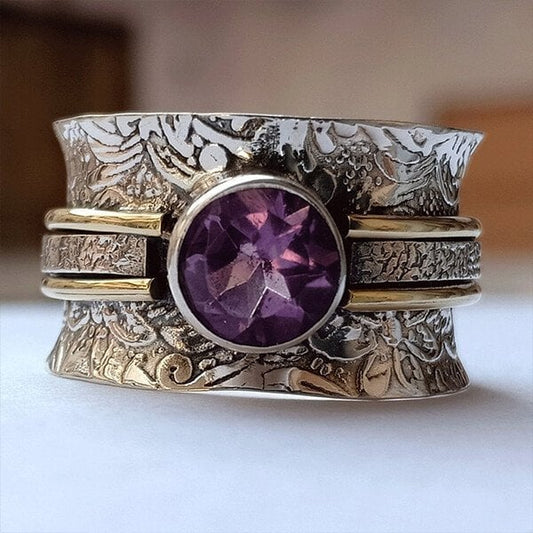 Anello da meditazione in cristallo boemo