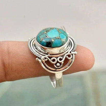 Anello Boho Turchese