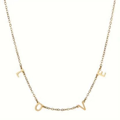 Collana con Iniziale Personalizzata Dorata