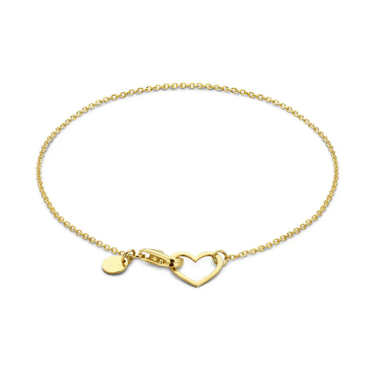Braccialetto con cuore Lilou | Oro