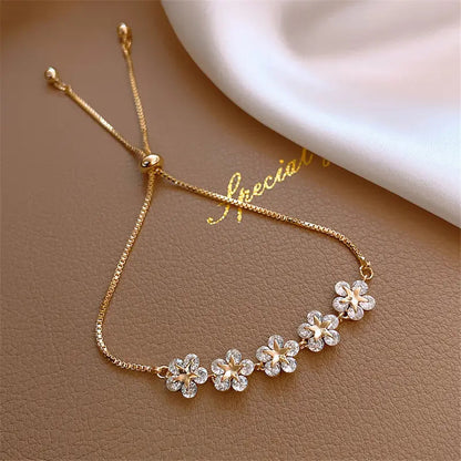 Bracciale Crystal Daisy in Oro