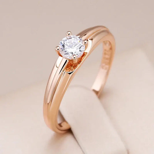Anello in zirconia elegante