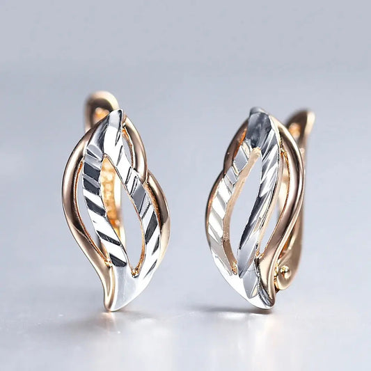 Orecchini Elf Eleganti in Oro e Argento