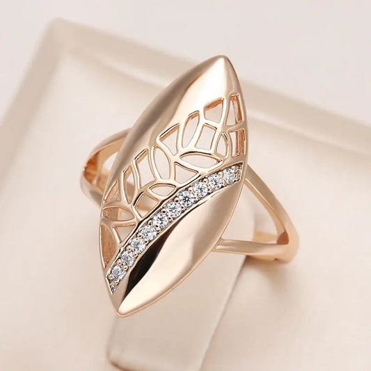 Anello Chrysalis in Oro e Diamanti