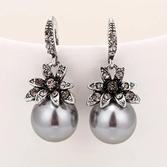 Orecchini Vintage in Argento e Perle
