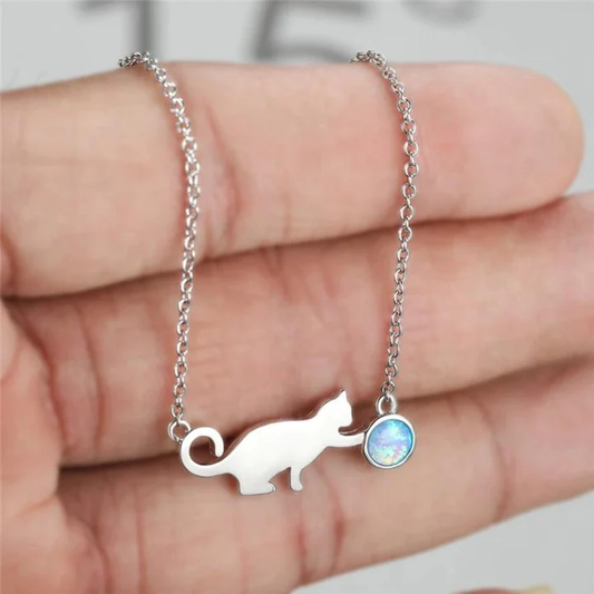 Collana Vintage con Gatto