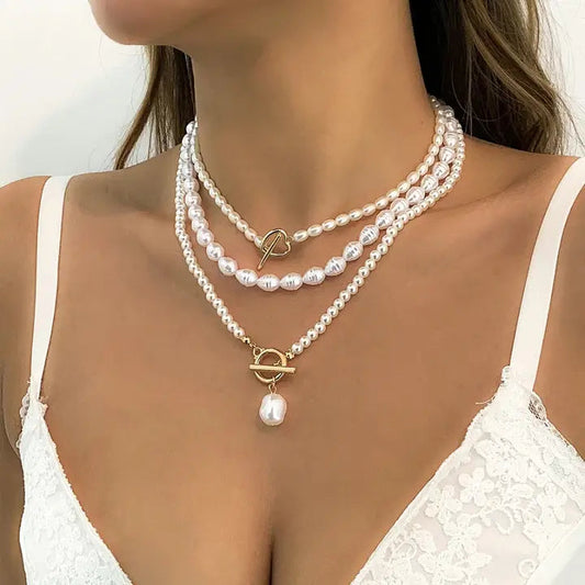 Collana elegante con perle