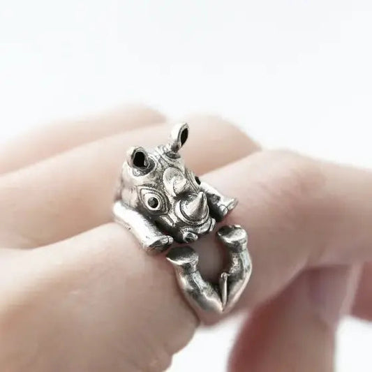 Anello Rhino in Argento