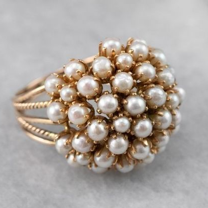 Anello con perno e perno di incastonatura