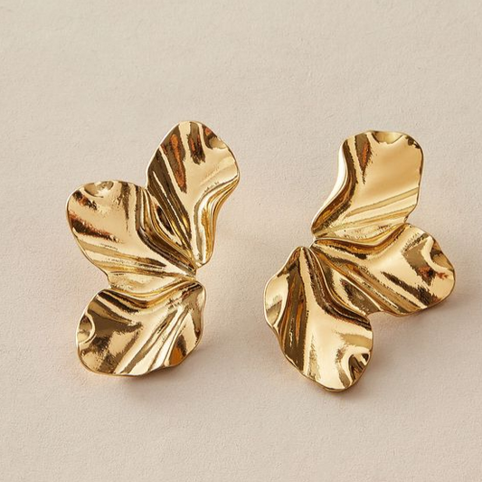 Orecchini d'oro "Mezza Fiore