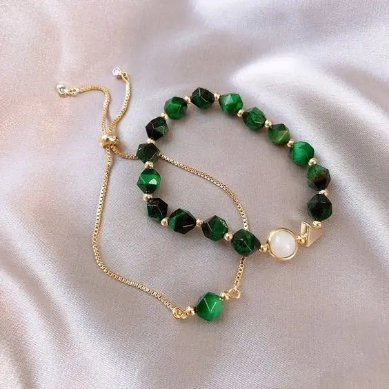 Braccialetti verdi eleganti