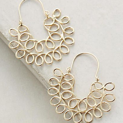Orecchini Mandala d'Oro Vintage Hollow