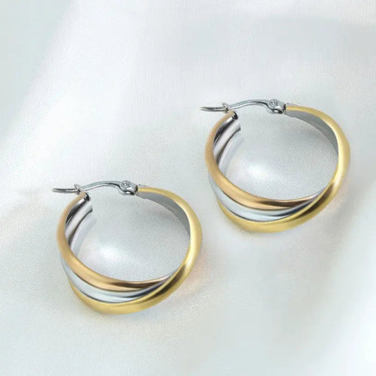 Orecchini Boho in Argento e Oro