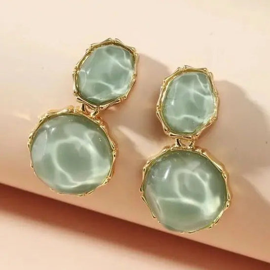 Orecchini Vintage Water Verde