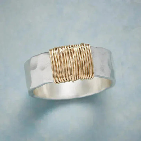 Anello Vintage Goldfaden in Argento