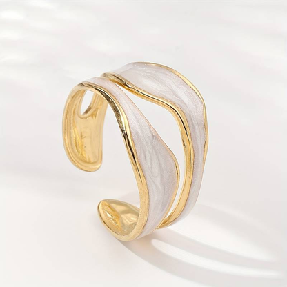 Anello Vintage in Oro Bianco
