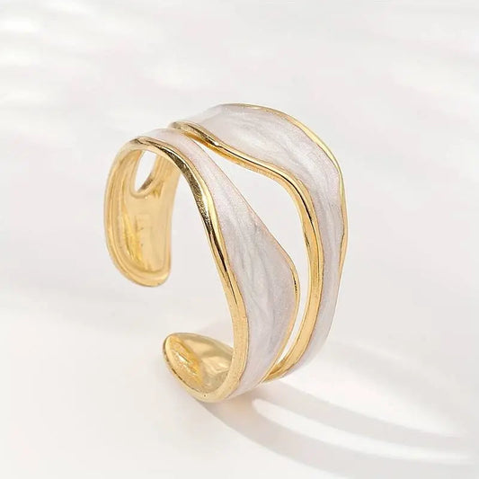 Anello in oro bianco vintage