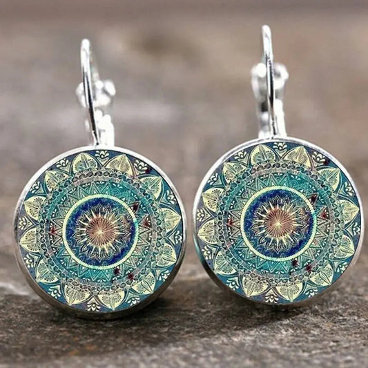Orecchini Mandala Vintage Tondi
