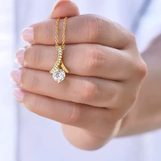 Collana con Zirconi in Oro Vintage