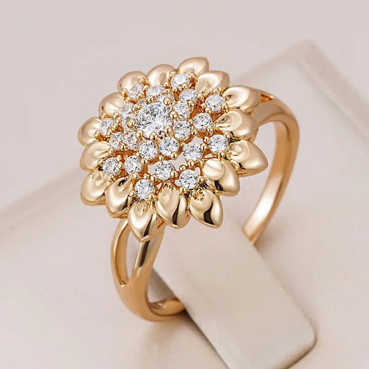 Anello Sciarpa Fiorita Elegante