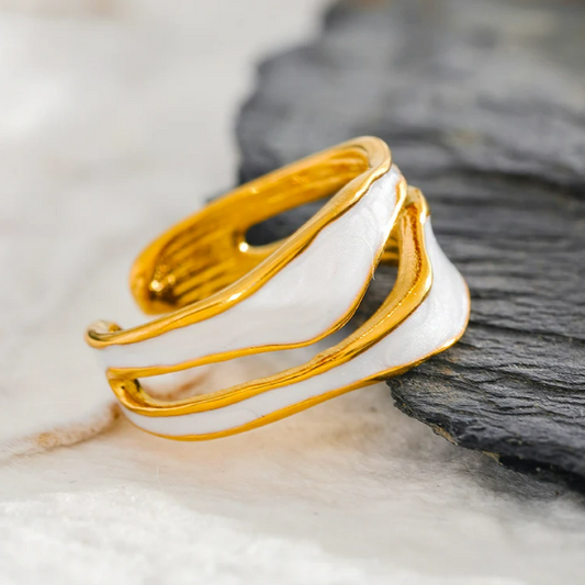 Anello Vintage in Oro Bianco