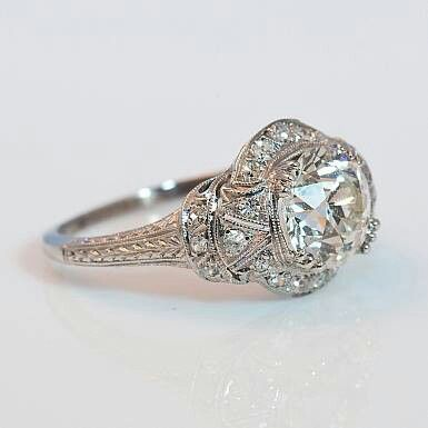 Anello in Argento Crystalline Retrò