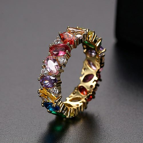 Anello Vintage Bunter Zirconia
