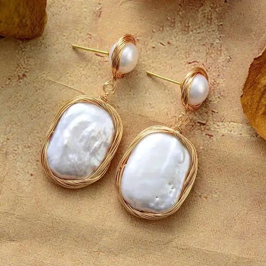 Orecchini Vintage in Oro Bianco