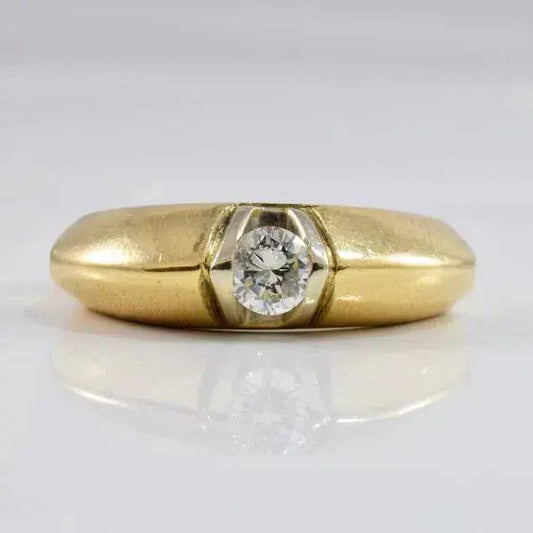 Anello in oro con zirconi vintage
