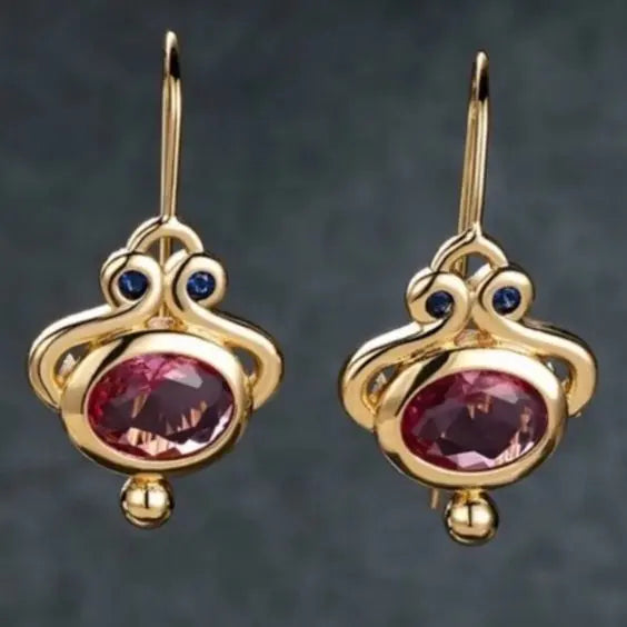 Orecchini Vintage in Oro Rosa