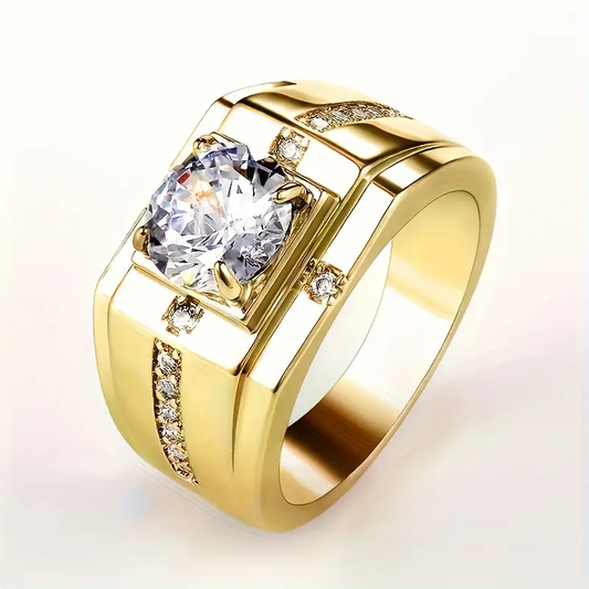 Anello d'Oro Brillante e Zuccherino