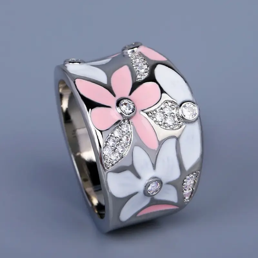 Anello Vintage in Argento con Margherita