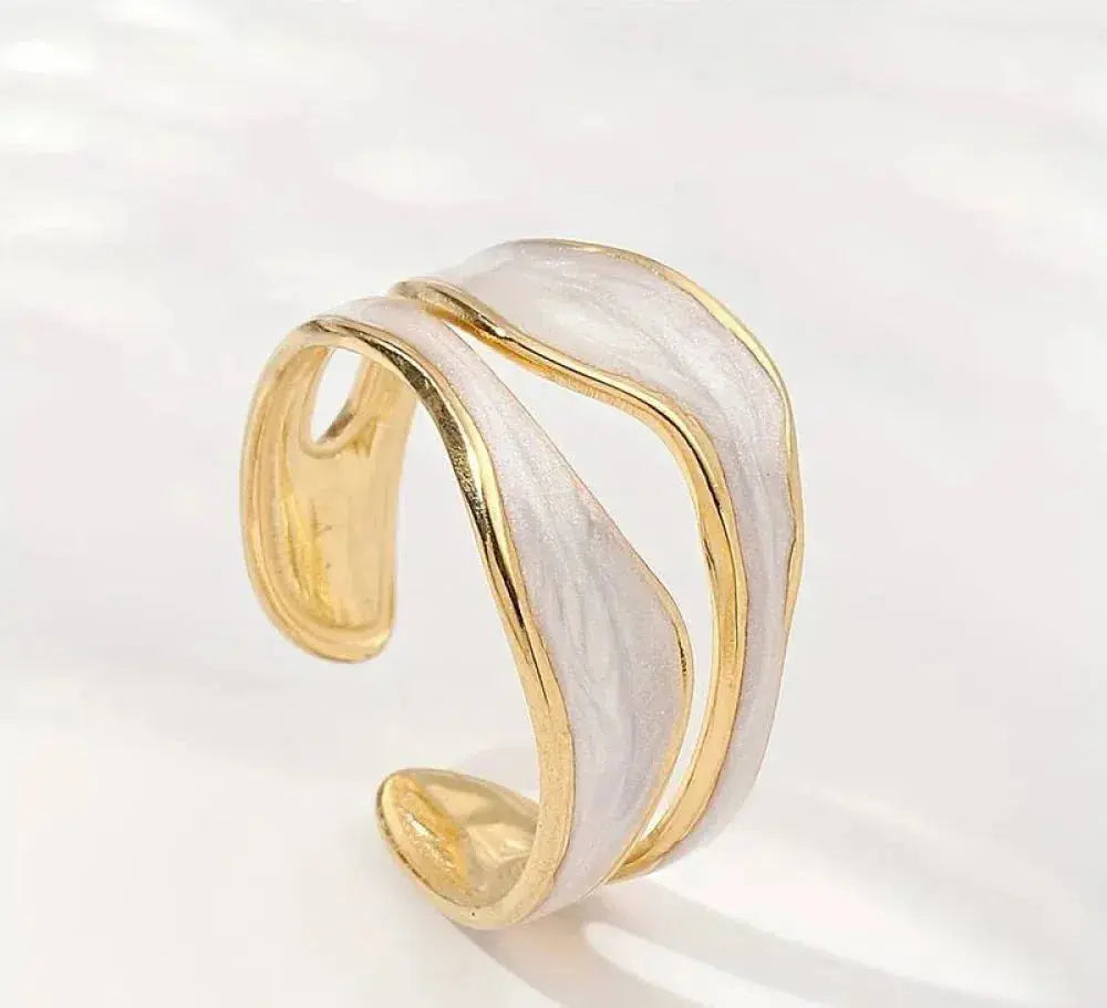 Anello vintage in oro bianco